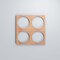 Ekena Millwork Extra Small Wembley Decorative Fretwork Wood Wall Panels, Cherry, 7 3/8"W x 7 3/8"H x 3/8"T WALW08X08X0375WEMCH - alternate 4